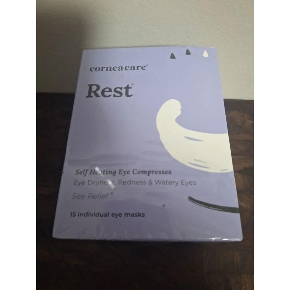 CorneaCare Rest Self Heating Eye Compresses 15ct Dry Eye Relief Best By 12/26